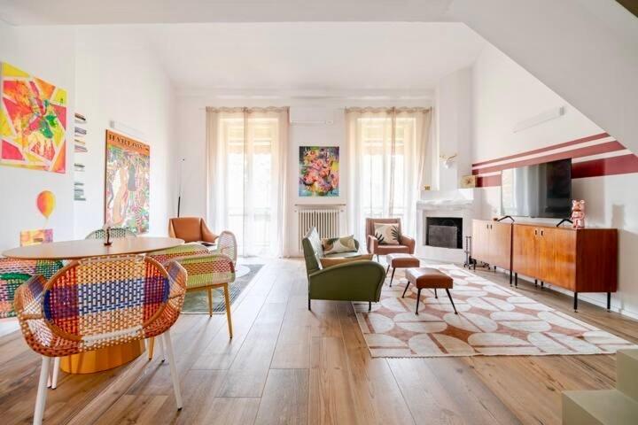 149 Borgo Ticino Suite Attico Di Lusso Con Terrazzo E Parking Privato Pavia Exteriör bild